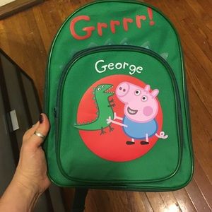 Props Pig (George) toddler backpack